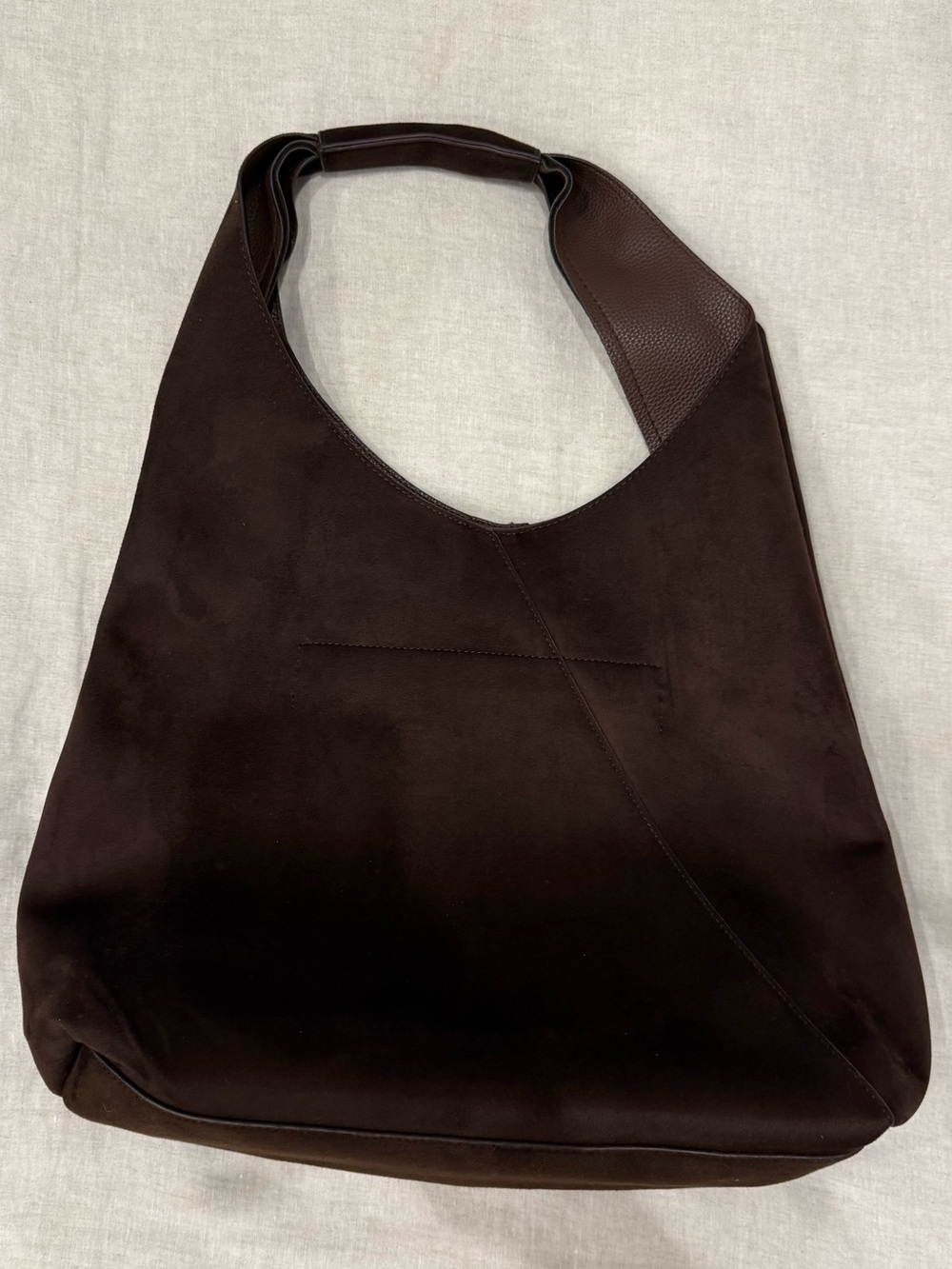 Vegan Leather Slouchy Tote - Picture 5 of 6